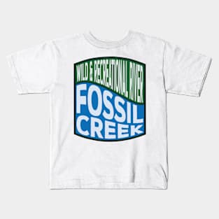 Fossil Creek Wild and Recreational River Wave Kids T-Shirt